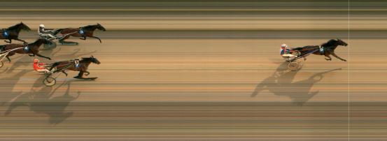 Målfoto for løp 2 på bane MO den 21.07.2020