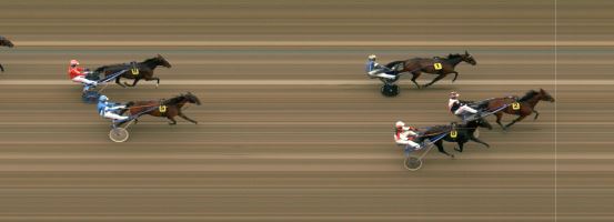 Målfoto for løp 1 på bane MO den 08.09.2020