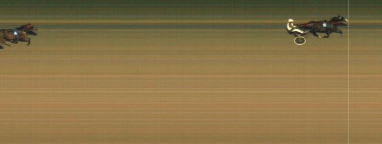 Målfoto for løp 2 på bane MO den 29.09.2020