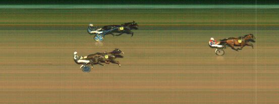 Målfoto for løp 1 på bane MO den 06.10.2020