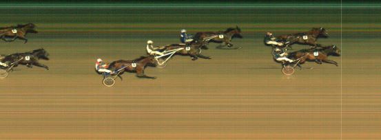 Målfoto for løp 5 på bane MO den 06.10.2020