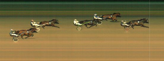 Målfoto for løp 6 på bane MO den 06.10.2020