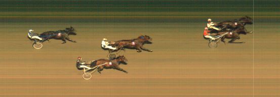 Målfoto for løp 8 på bane MO den 06.10.2020