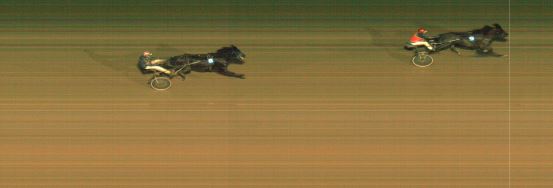 Målfoto for løp 2 på bane MO den 21.01.2021