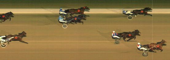 Målfoto for løp 3 på bane MO den 07.02.2021