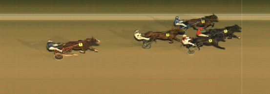 Målfoto for løp 1 på bane MO den 14.02.2021