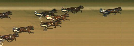 Målfoto for løp 6 på bane MO den 14.02.2021