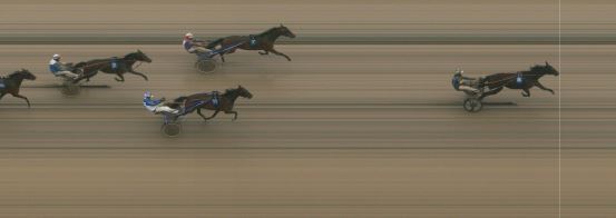 Målfoto for løp 2 på bane MO den 24.02.2021