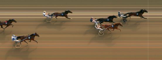 Målfoto for løp 2 på bane MO den 06.06.2021