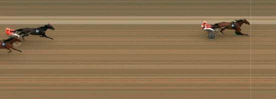 Målfoto for løp 2 på bane MO den 22.06.2021