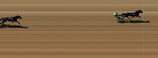 Målfoto for løp 2 på bane MO den 03.07.2021