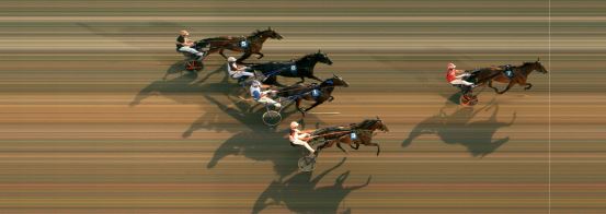 Målfoto for løp 2 på bane MO den 12.07.2021