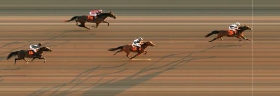 Målfoto for løp 8 på bane MO den 12.07.2021