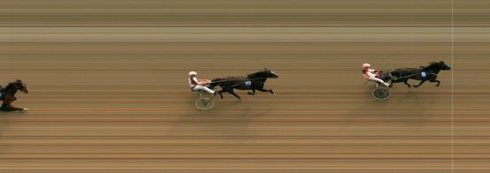 Målfoto for løp 2 på bane MO den 18.07.2021