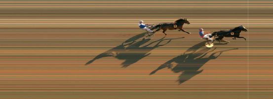 Målfoto for løp 7 på bane MO den 18.07.2021