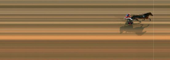 Målfoto for løp 2 på bane MO den 25.07.2021