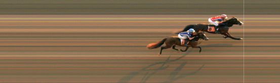 Målfoto for løp 4 på bane MO den 23.08.2021