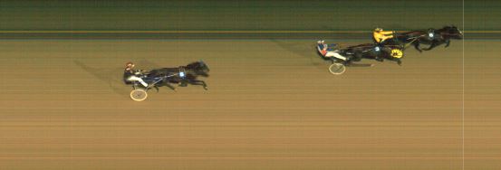 Målfoto for løp 2 på bane MO den 10.10.2021