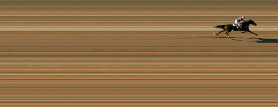 Målfoto for løp 1 på bane MO den 23.10.2021