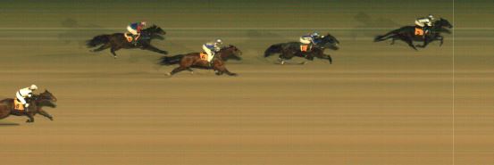 Målfoto for løp 1 på bane MO den 01.12.2021