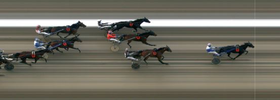 Målfoto for løp 3 på bane MO den 12.01.2022