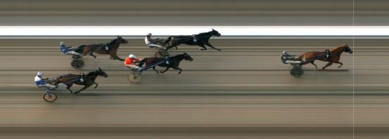 Målfoto for løp 6 på bane MO den 12.01.2022