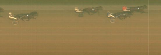 Målfoto for løp 2 på bane MO den 23.01.2022