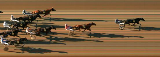 Målfoto for løp 1 på bane MO den 09.02.2022