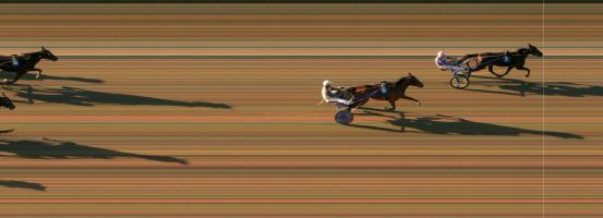 Målfoto for løp 2 på bane MO den 09.02.2022