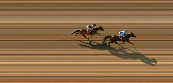 Målfoto for løp 1 på bane MO den 19.03.2022