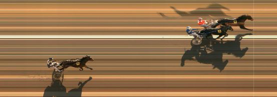 Målfoto for løp 1 på bane MO den 18.04.2022