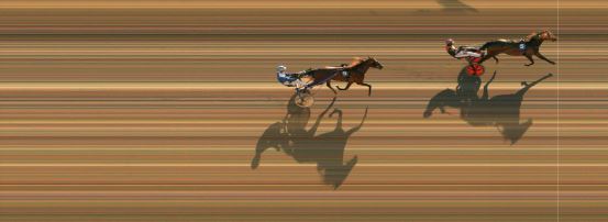 Målfoto for løp 2 på bane MO den 18.04.2022