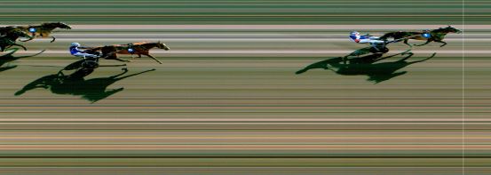 Målfoto for løp 2 på bane MO den 02.07.2022