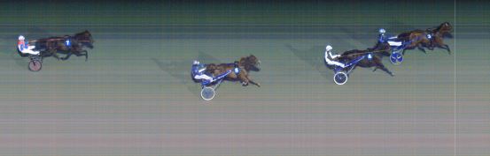 Målfoto for løp 2 på bane MO den 09.10.2022