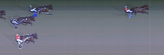 Målfoto for løp 6 på bane MO den 09.10.2022