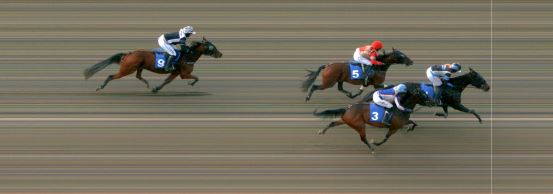 Målfoto for løp 2 på bane MO den 22.10.2022