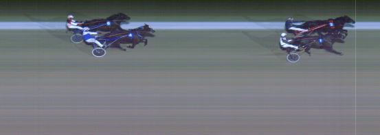 Målfoto for løp 2 på bane MO den 03.02.2023