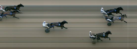 Målfoto for løp 2 på bane MO den 08.02.2023