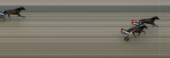 Målfoto for løp 3 på bane MO den 08.02.2023