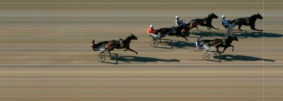 Målfoto for løp 1 på bane MO den 08.03.2023