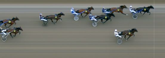 Målfoto for løp 1 på bane MO den 10.04.2023