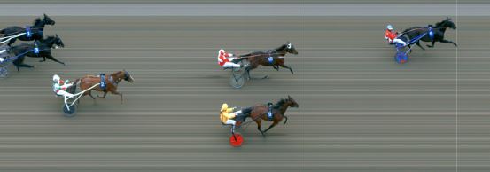 Målfoto for løp 2 på bane MO den 03.05.2023