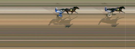 Målfoto for løp 1 på bane MO den 31.07.2023