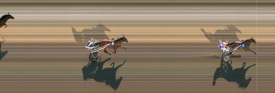 Målfoto for løp 2 på bane MO den 11.08.2023