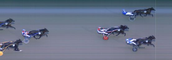 Målfoto for løp 5 på bane MO den 28.08.2023