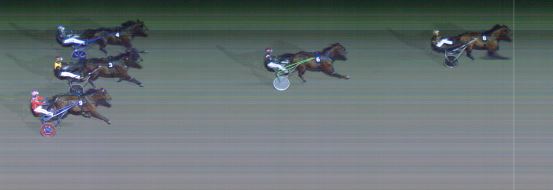 Målfoto for løp 6 på bane MO den 06.10.2023