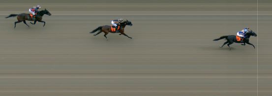 Målfoto for løp 2 på bane MO den 21.10.2023