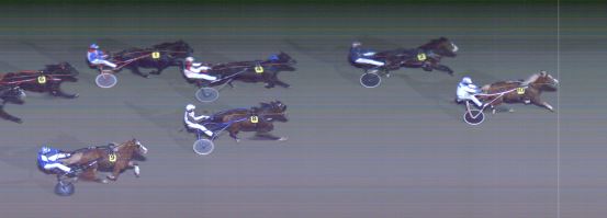 Målfoto for løp 1 på bane MO den 12.11.2023