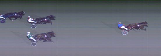 Målfoto for løp 8 på bane MO den 12.11.2023