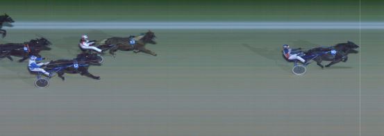 Målfoto for løp 2 på bane MO den 03.12.2023